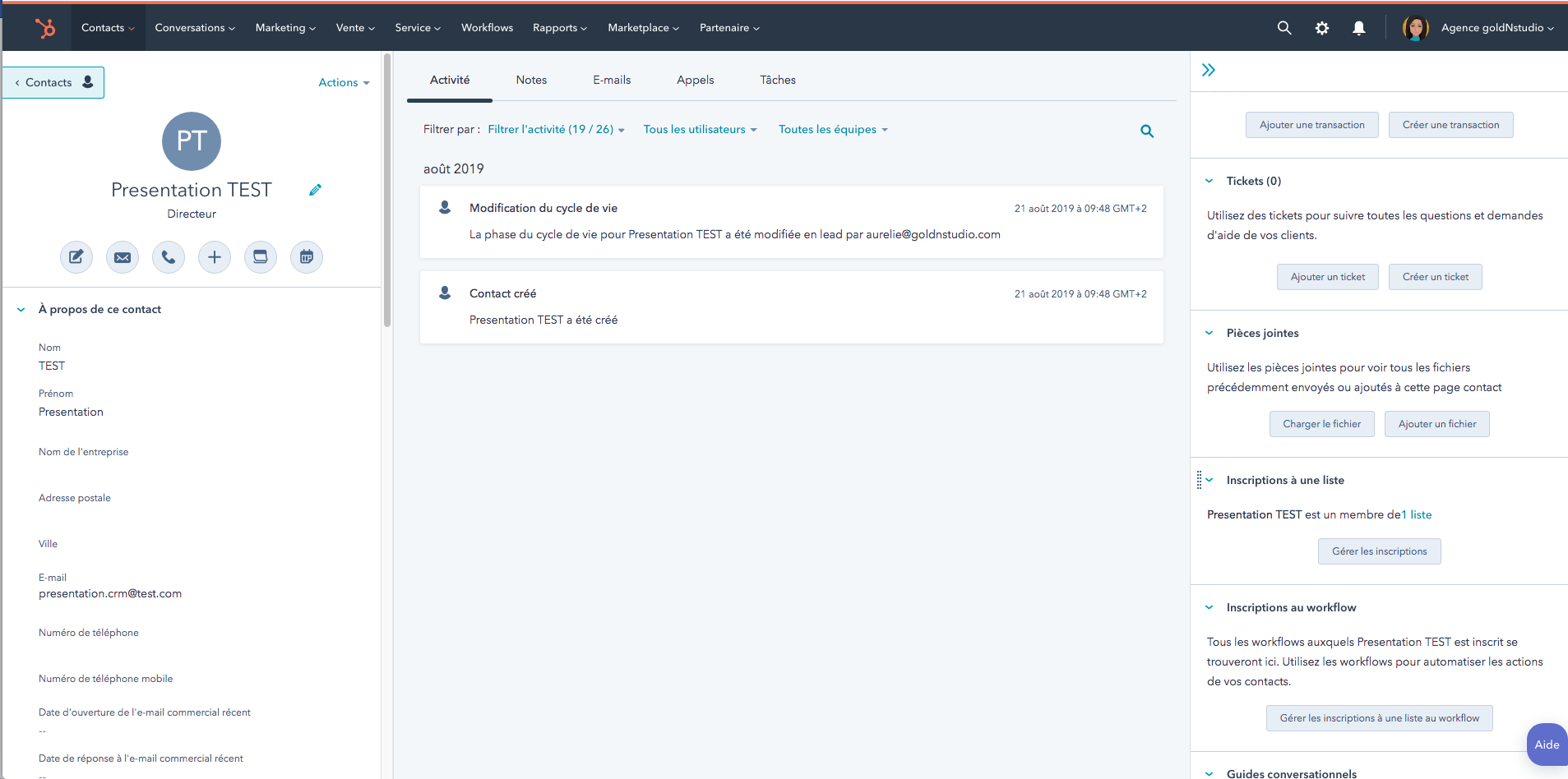 Image CRM HUBSPOT logiciel gratuit gestion de la relation client inbound marketing